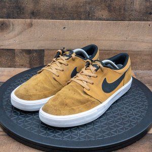 NIKE SB PORTMORE MENS ATHLETIC SHOES RETRO SKATE SNEAKERS CASUAL LOW TAN SZ 10.5